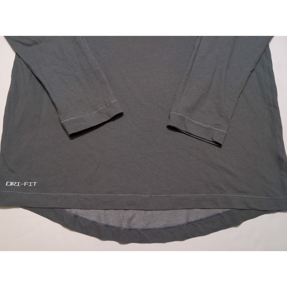 NIKE UCF Knights Long Sleeve‎ Hoodie Shirt Big 12 Script Logo Gray Men's Small S - Picture 7 of 8